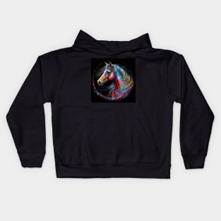 Rainbow Horse Kids Hoodie